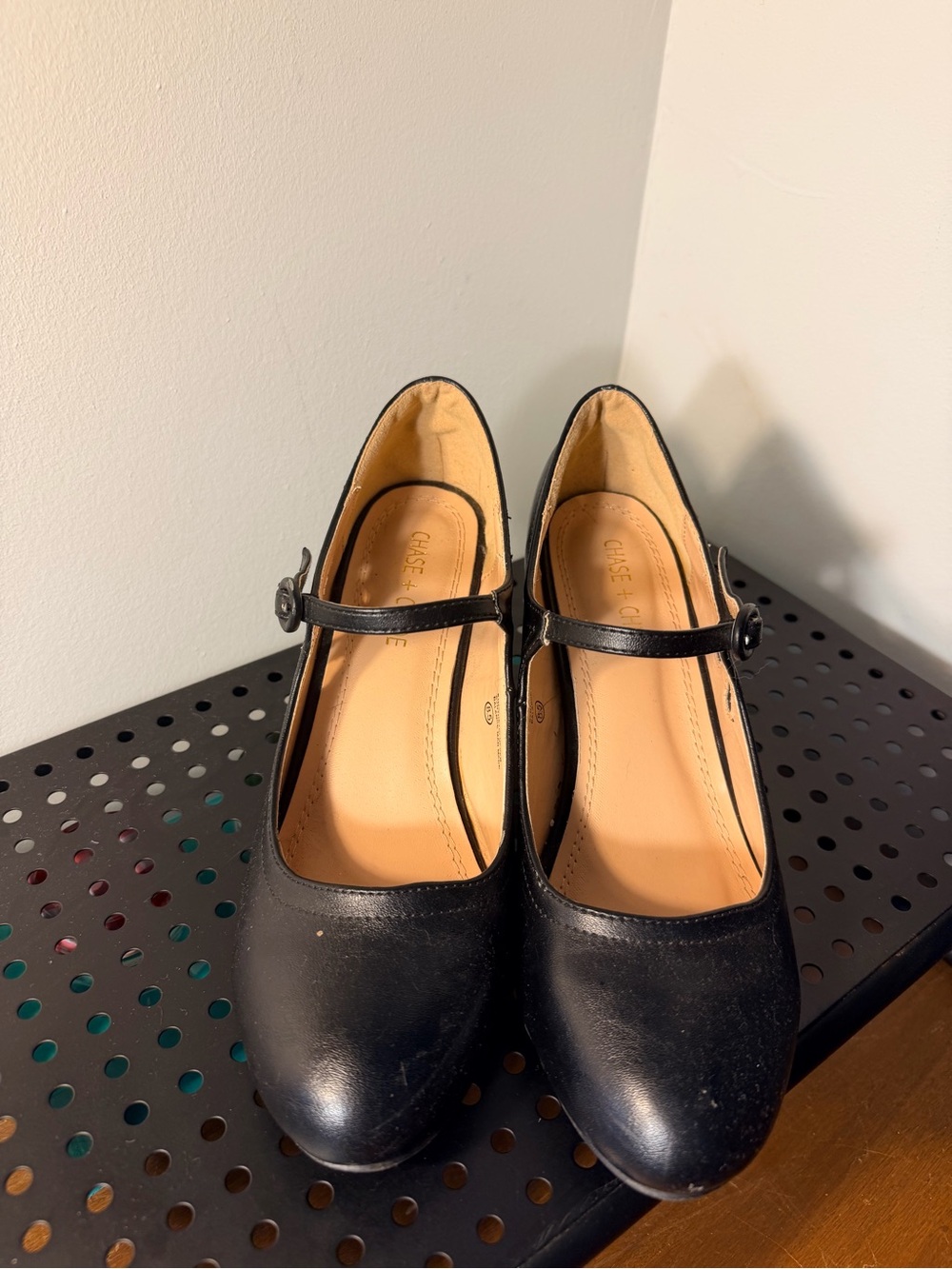 Classic Black Mary Jane Heels - Women's Dress Shoes - 8.5